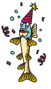 Bluehead Sucker cartoon fish