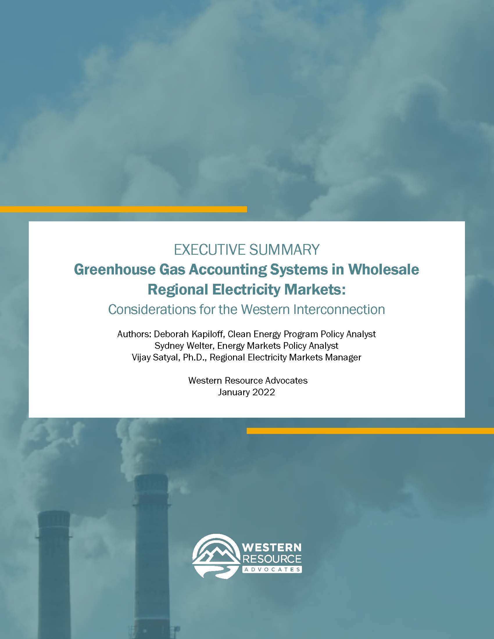 greenhouse gas executive summary