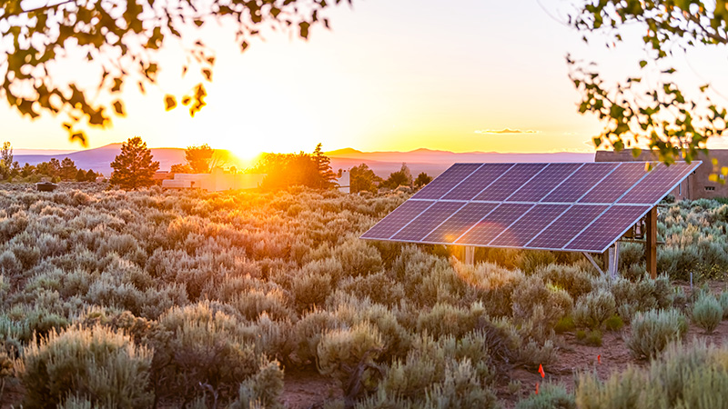 New Mexico Solar Panel