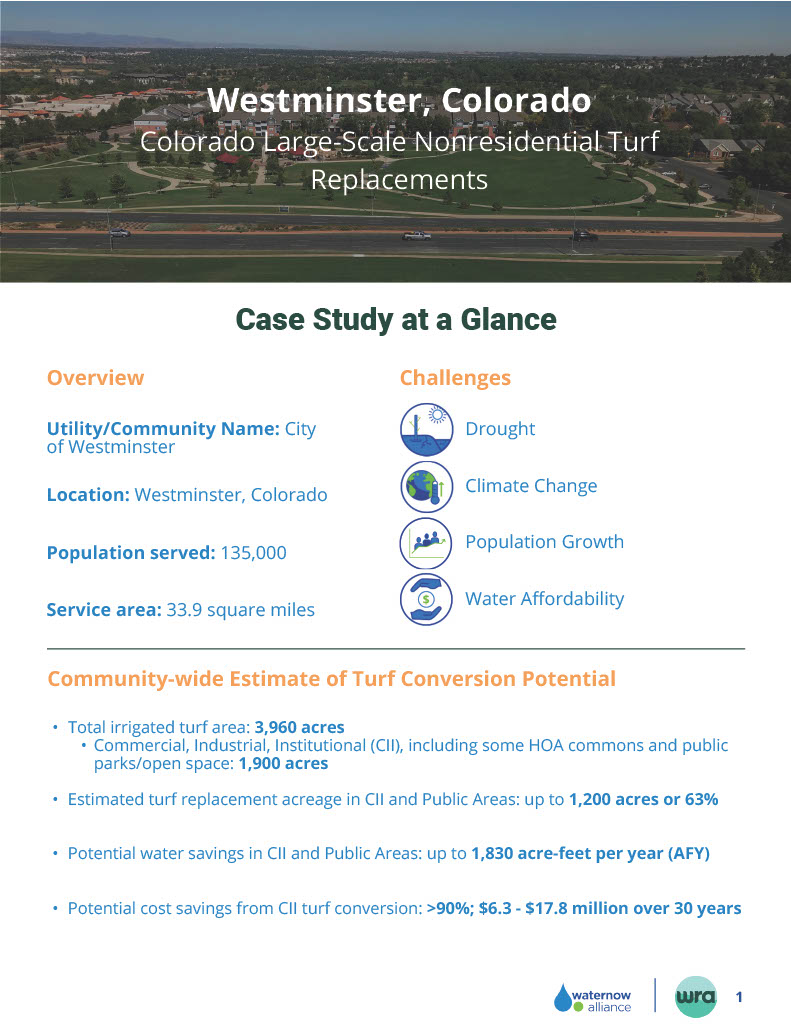 City of Westminster, Colorado case study report cover
