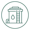ezgif.com-resize (2) Green icon depicting a classical building with columns inside a circular border.
