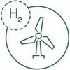 Green icon with a plus symbol inside a circle, indicating an addition or increase.