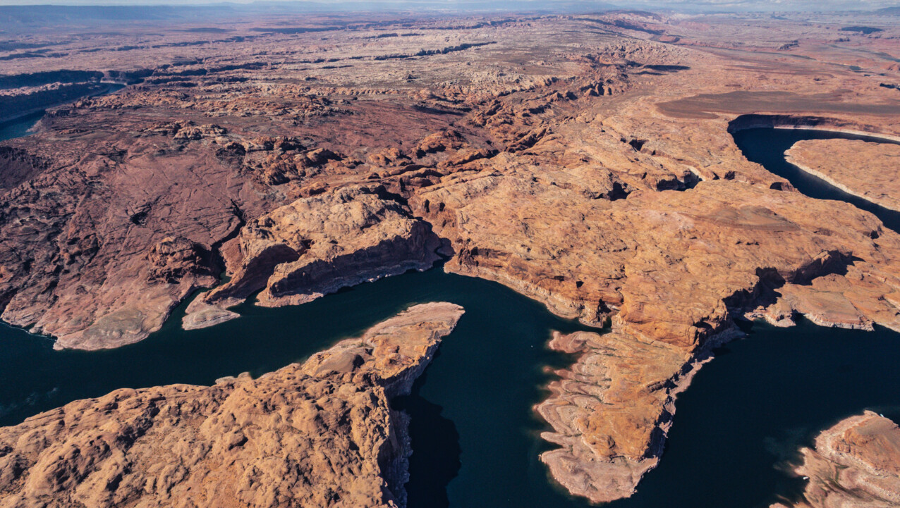 Aerial view of the Colorado River