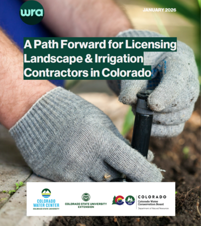 Cover page for A Path Forward for Licensing Landscape and Irrigation Contractors in Colorado