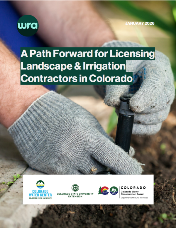 Cover page for A Path Forward for Licensing Landscape and Irrigation Contractors in Colorado