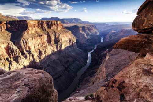 Colorado River flowing through the Grand Canyon