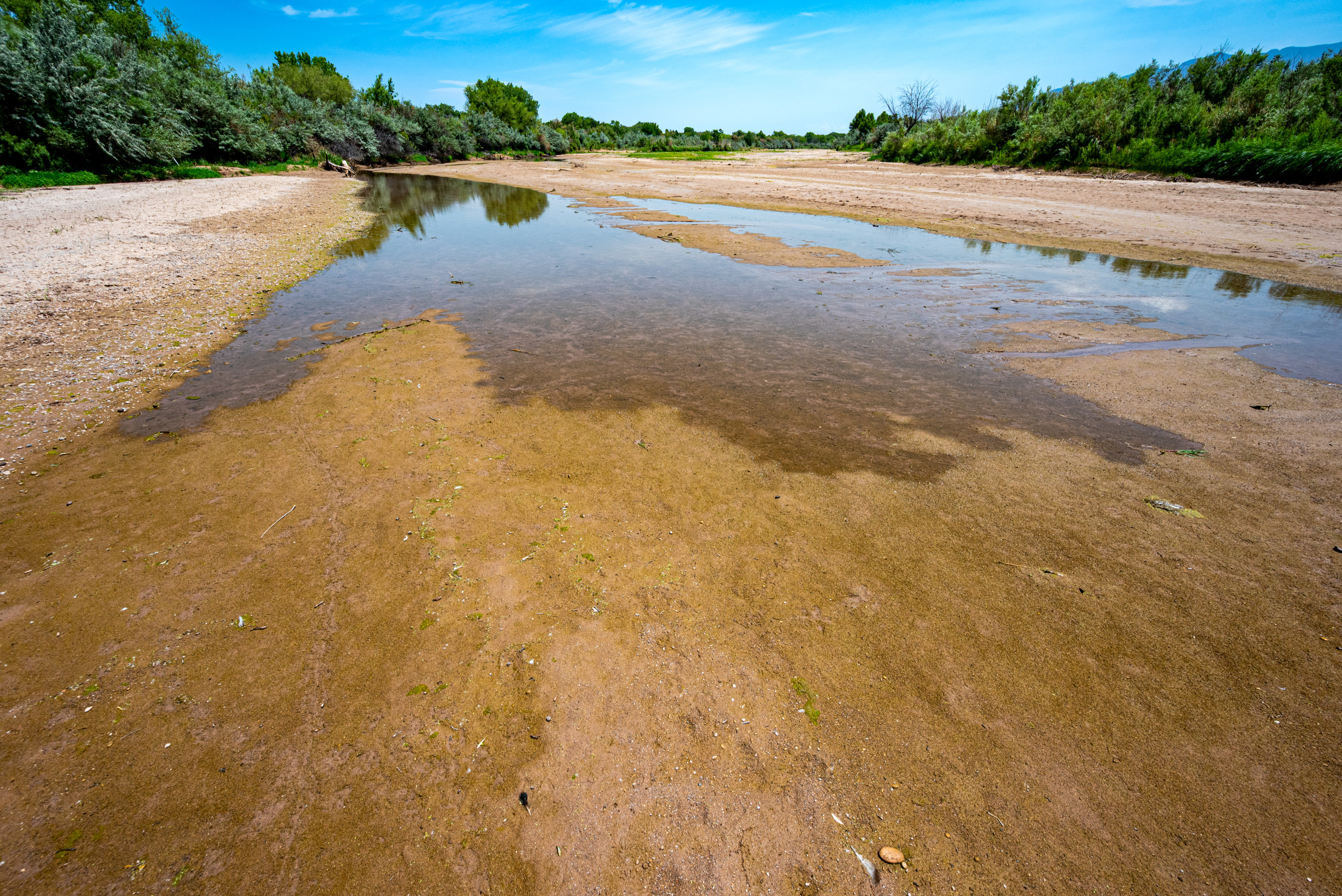 EndofRiverNearAlamedaAve The end of the Rio Grande